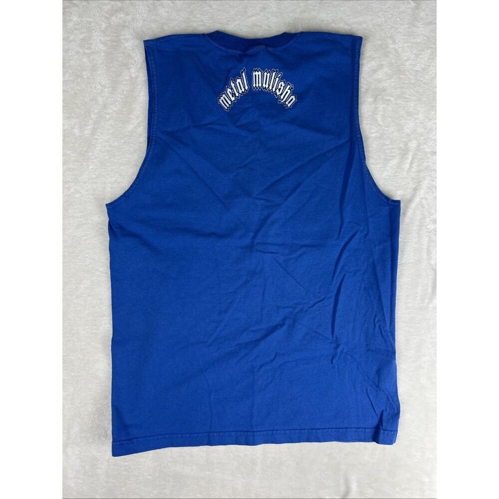 Metal Mulisha Tank Top Men’s Size Large Blue Muscle Shirt Sleeveless Graphic - Picture 9 of 9